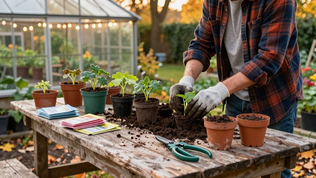 fall greenhouse preparation techniques