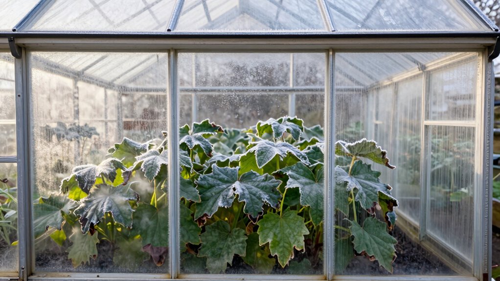frost damages plant tissues