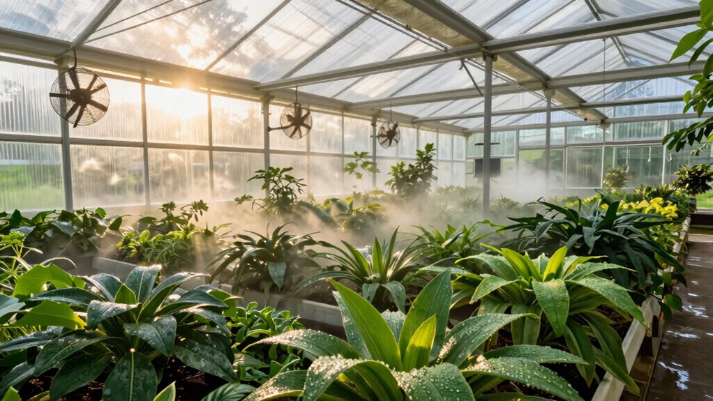 greenhouse summer heat management