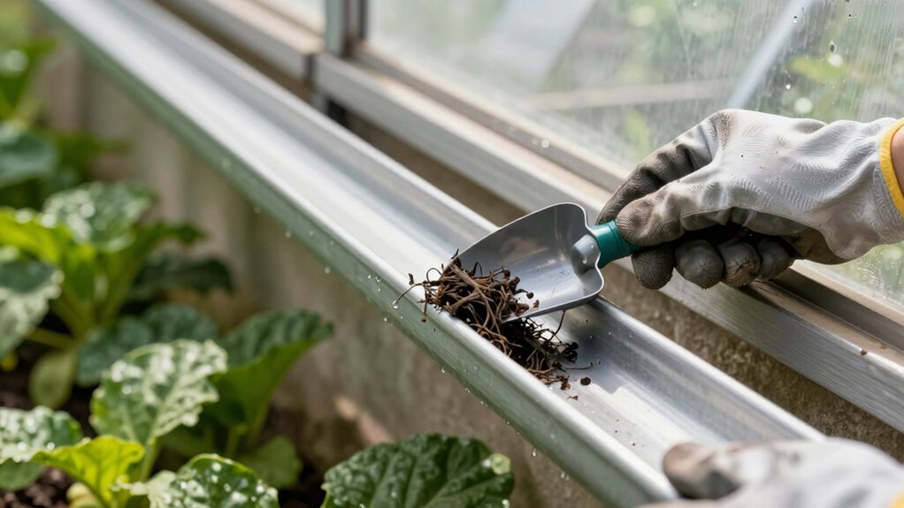 identify gutter clog signs