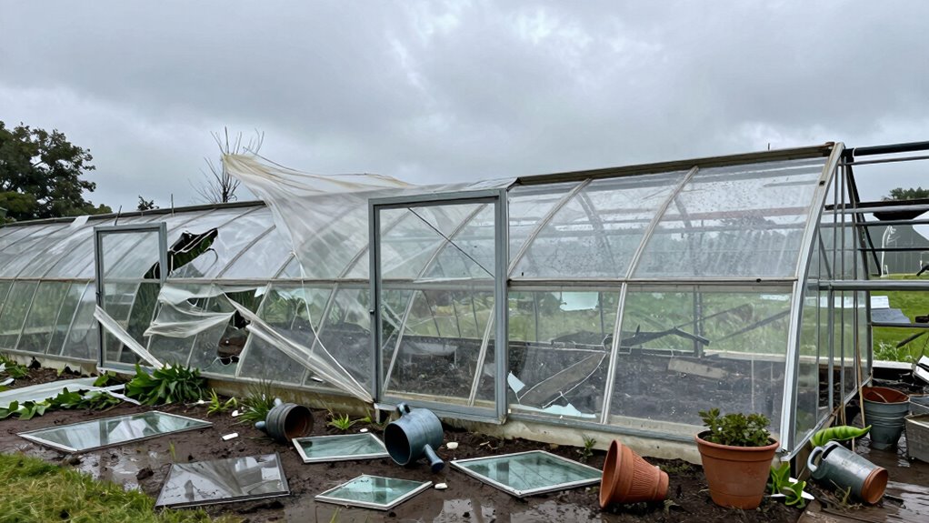 inspect greenhouse after storms