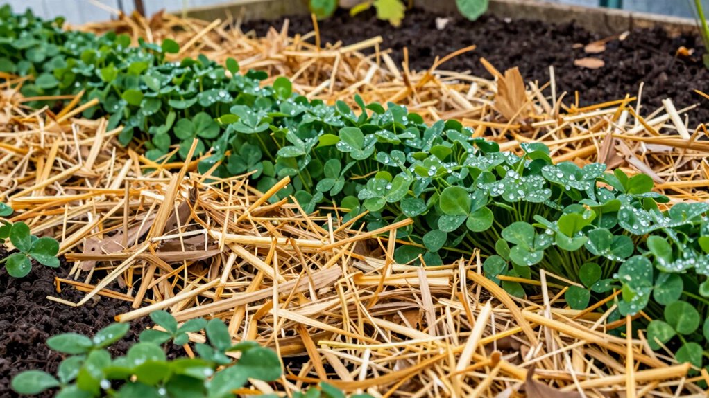 insulate roots with mulch