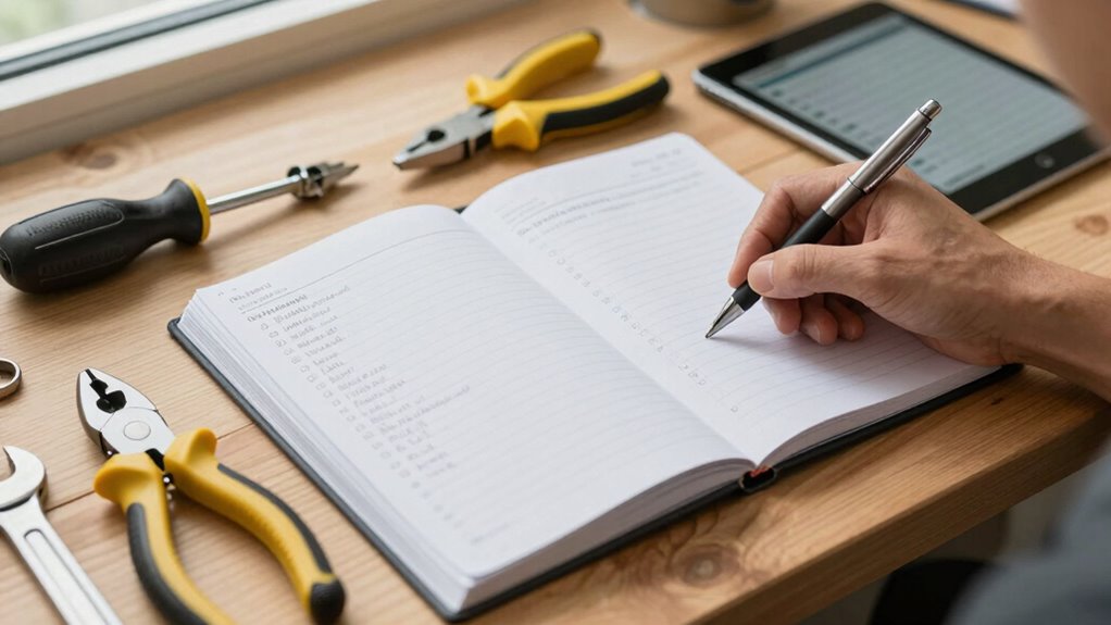 maintain accurate repair records
