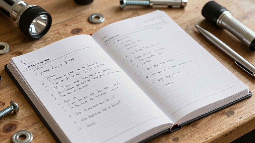 maintain accurate repair records