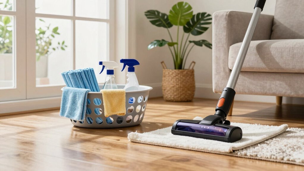 maintain clean clutter free spaces