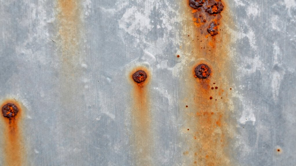 metal composition and rust susceptibility