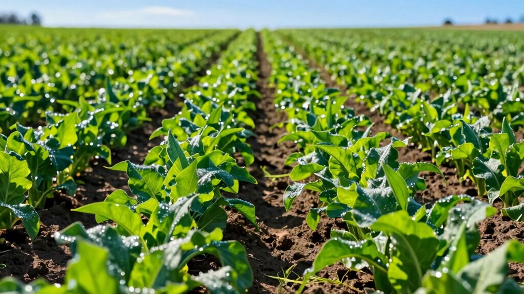 optimal crop spacing promotes growth