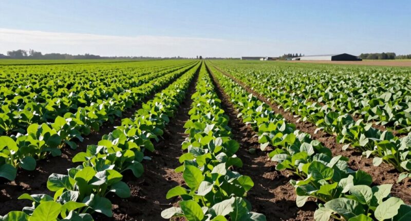 optimized crop spacing