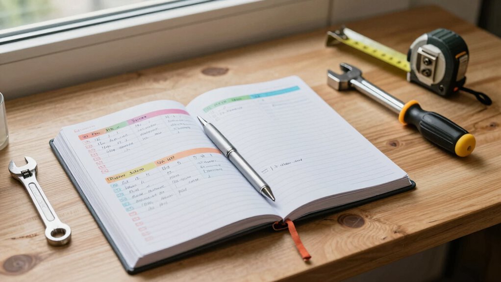 organized repair tracking tools