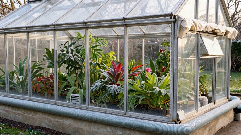 prepare greenhouse for winter