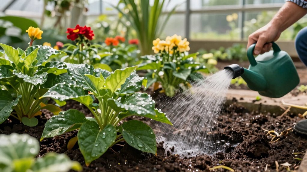 proper watering and soil management