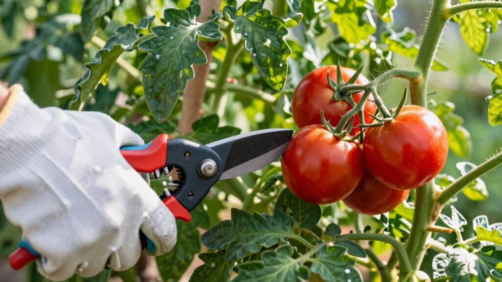 pruning enhances tomato growth