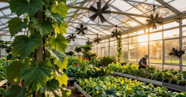 summer greenhouse cooling plan