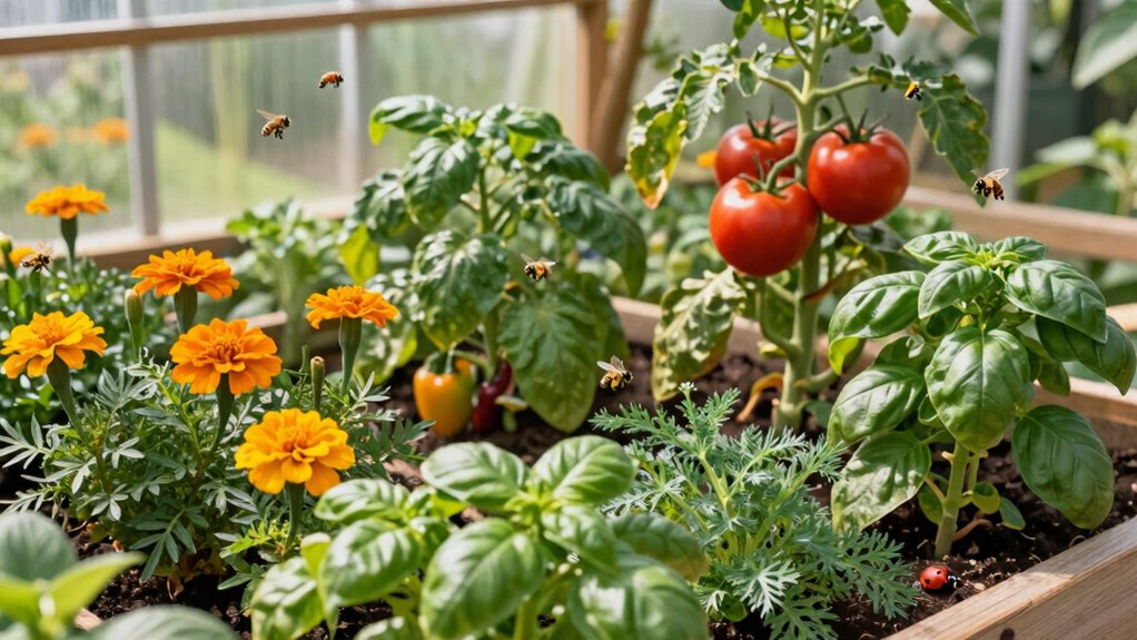 use beneficial insect companion planting