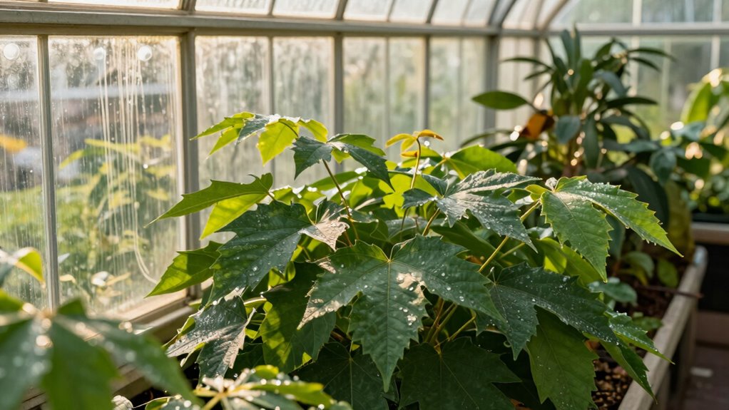adjusting greenhouse lighting seasons