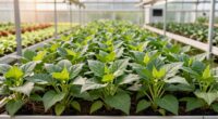 adjusting plant spacing