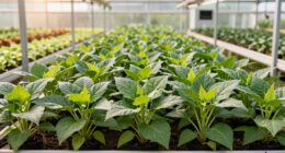 adjusting plant spacing