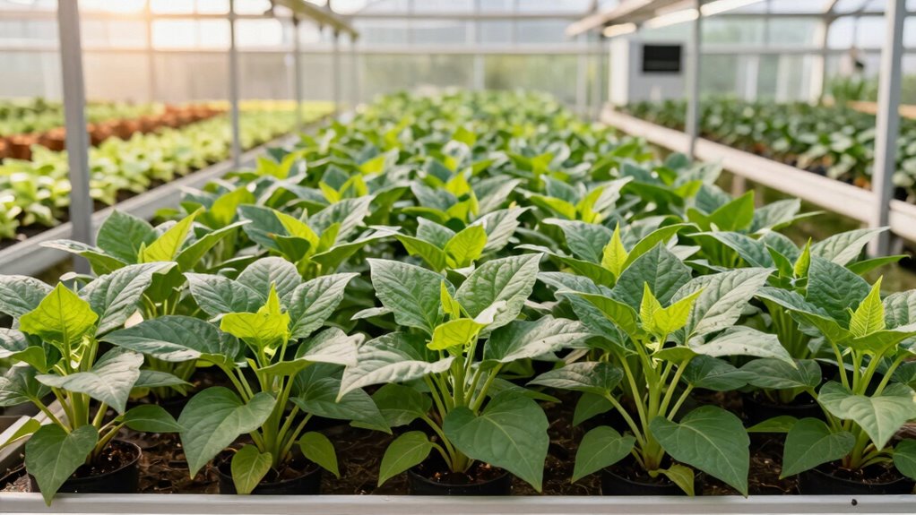 adjusting plant spacing