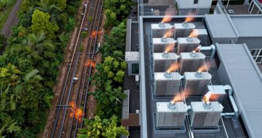 air versus soil heating