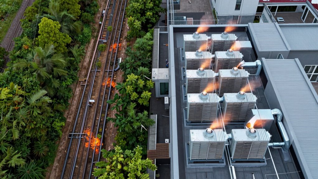 air versus soil heating