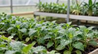 balanced greenhouse plant growth
