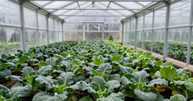 cold season greenhouse cleaning