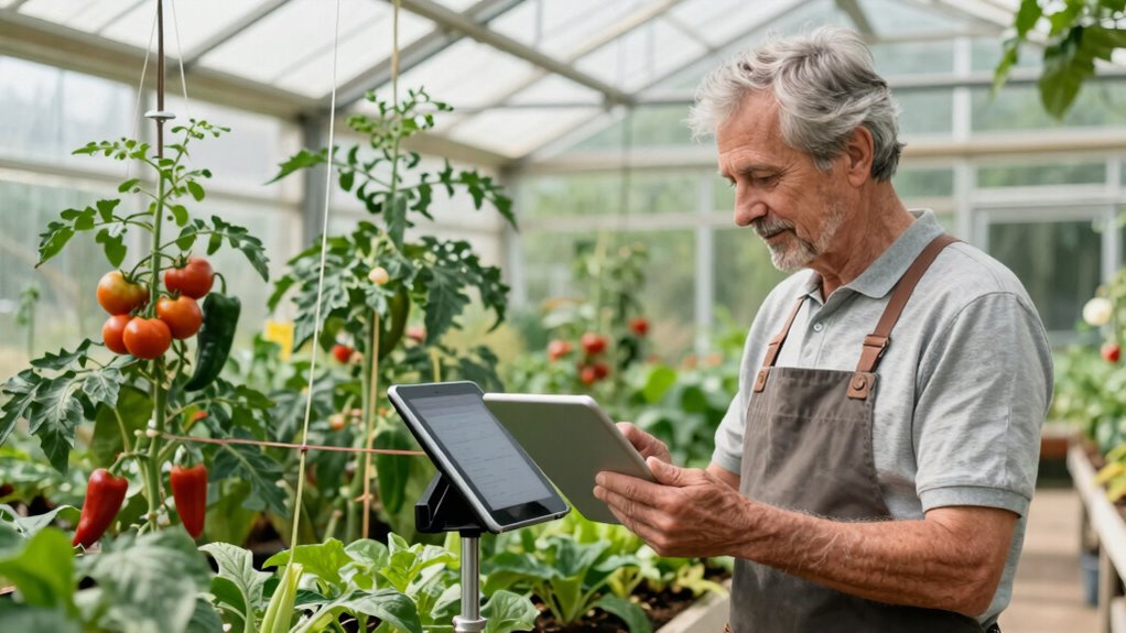 data driven greenhouse gardening