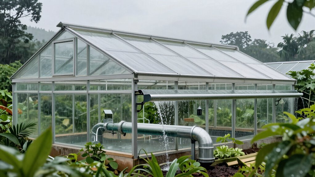 early greenhouse rainwater planning