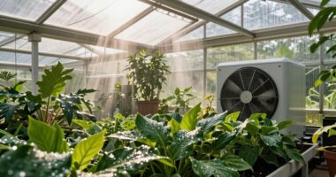 efficient greenhouse ventilation system