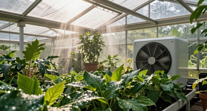 efficient greenhouse ventilation system