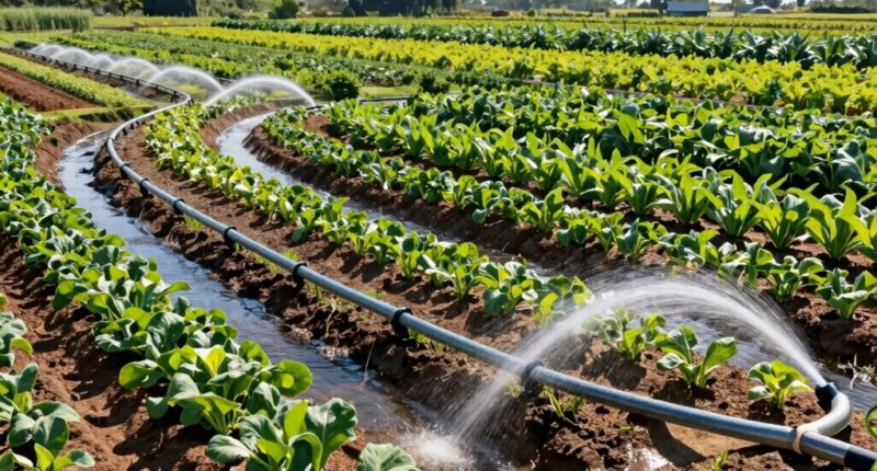 efficient irrigation layout design