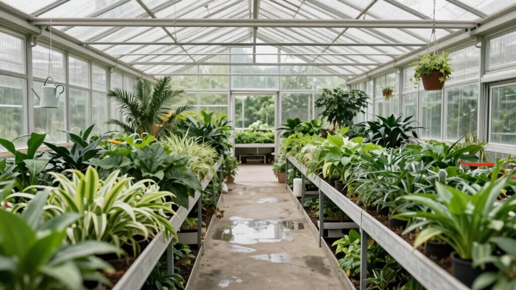efficient organized greenhouse layout