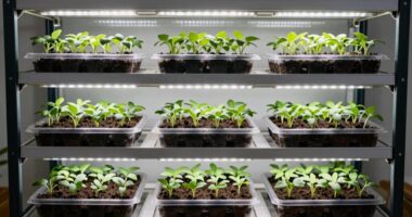 efficient seed propagation rack
