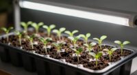 enhanced light for seedlings