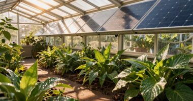 enhanced summer greenhouse airflow