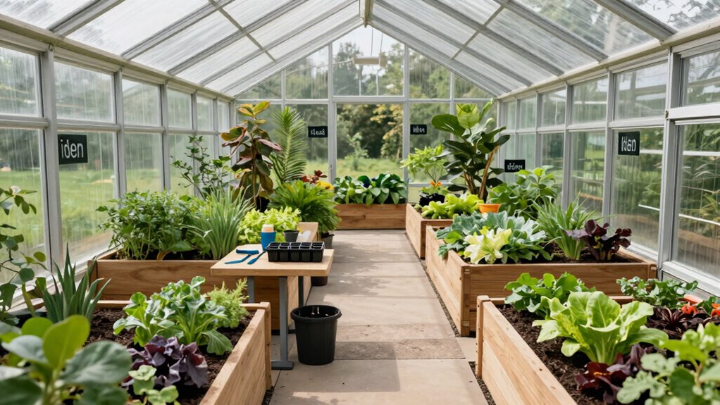 functional greenhouse daily organization