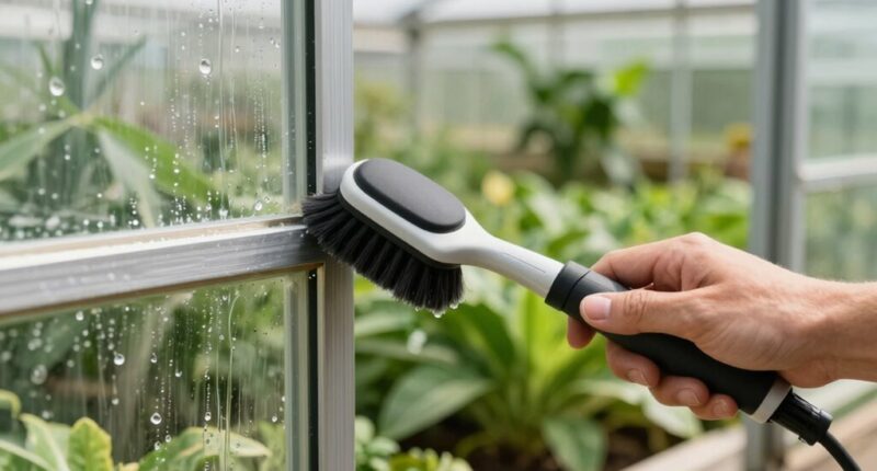 greenhouse door maintenance routine