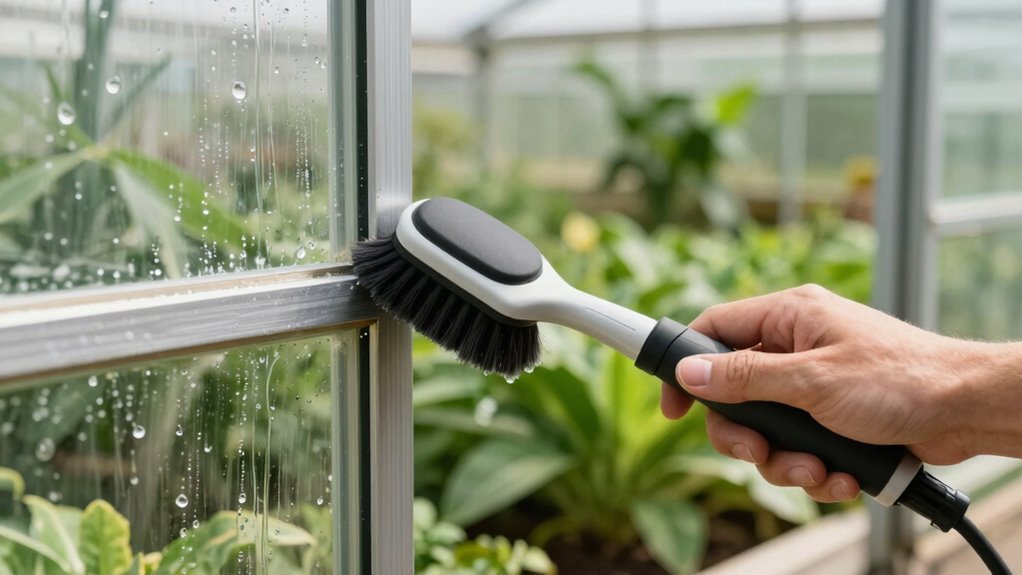 greenhouse door maintenance routine