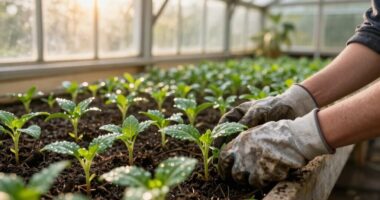 greenhouse job simplifies spring