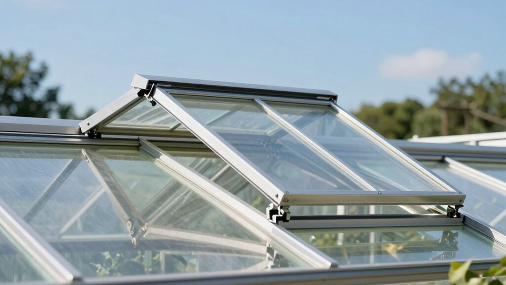 greenhouse roof vent management