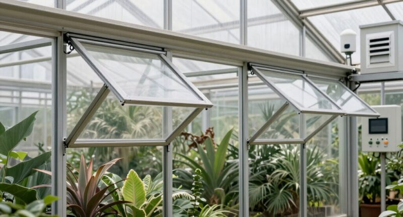 greenhouse ventilation effectiveness