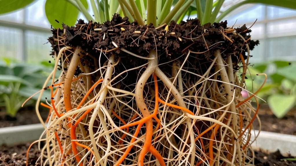 healthy roots ensure thriving plants
