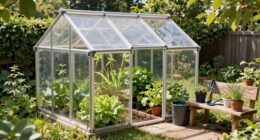 incorporate greenhouse sustainably creatively