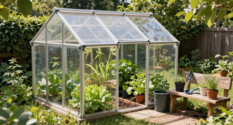 incorporate greenhouse sustainably creatively