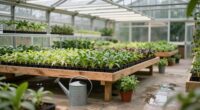initial greenhouse setup steps