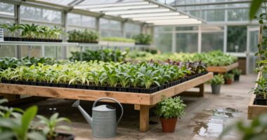 initial greenhouse setup steps