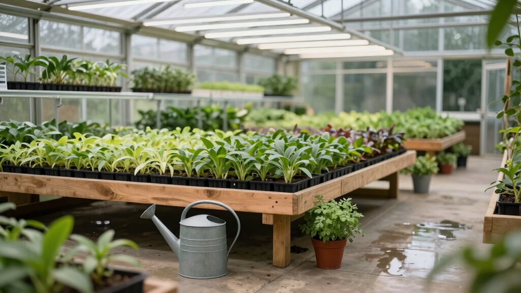 initial greenhouse setup steps
