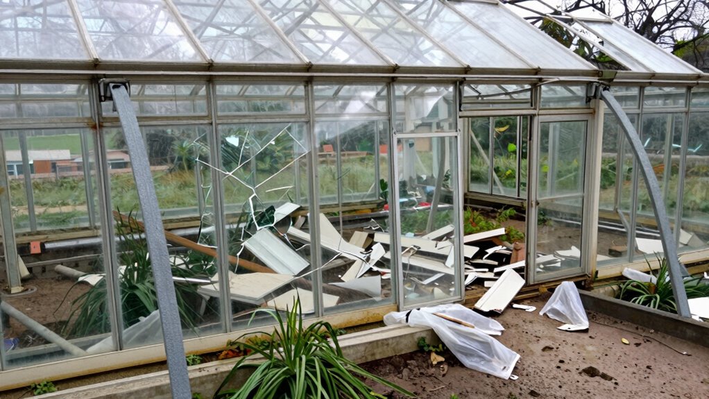 inspect greenhouse post storm