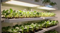 integrated seedling lighting setup