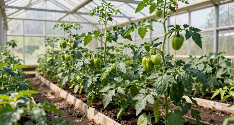 late april greenhouse planting